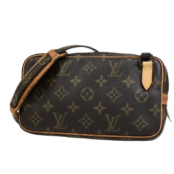 LOUIS VUITTON Marly Bandouliere Shoulder Bag Monogram Leather BN - Picture 1 of 16